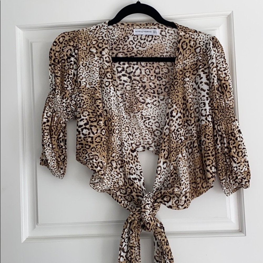 Faithful the brand tie blouse
